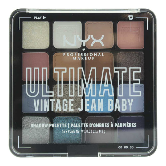 NYX Ultimate Vintage Jean Baby Eye Shadow Palette 0.8g