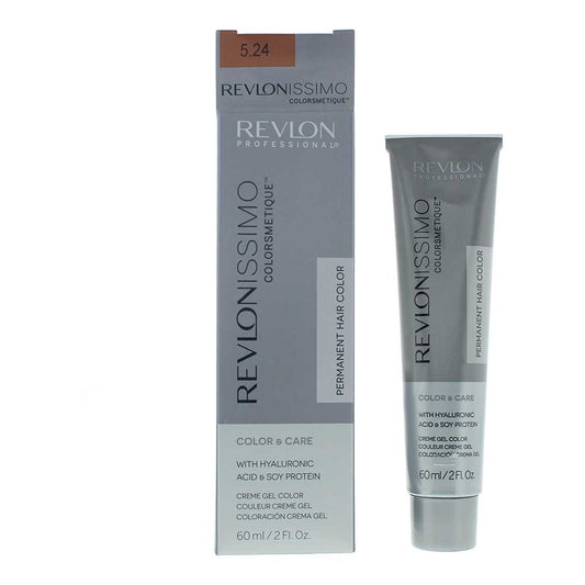 Revlon Revlonissimo Colorsmetique 5.24 Light Coppery Pearl Brown Hair Colour 60m