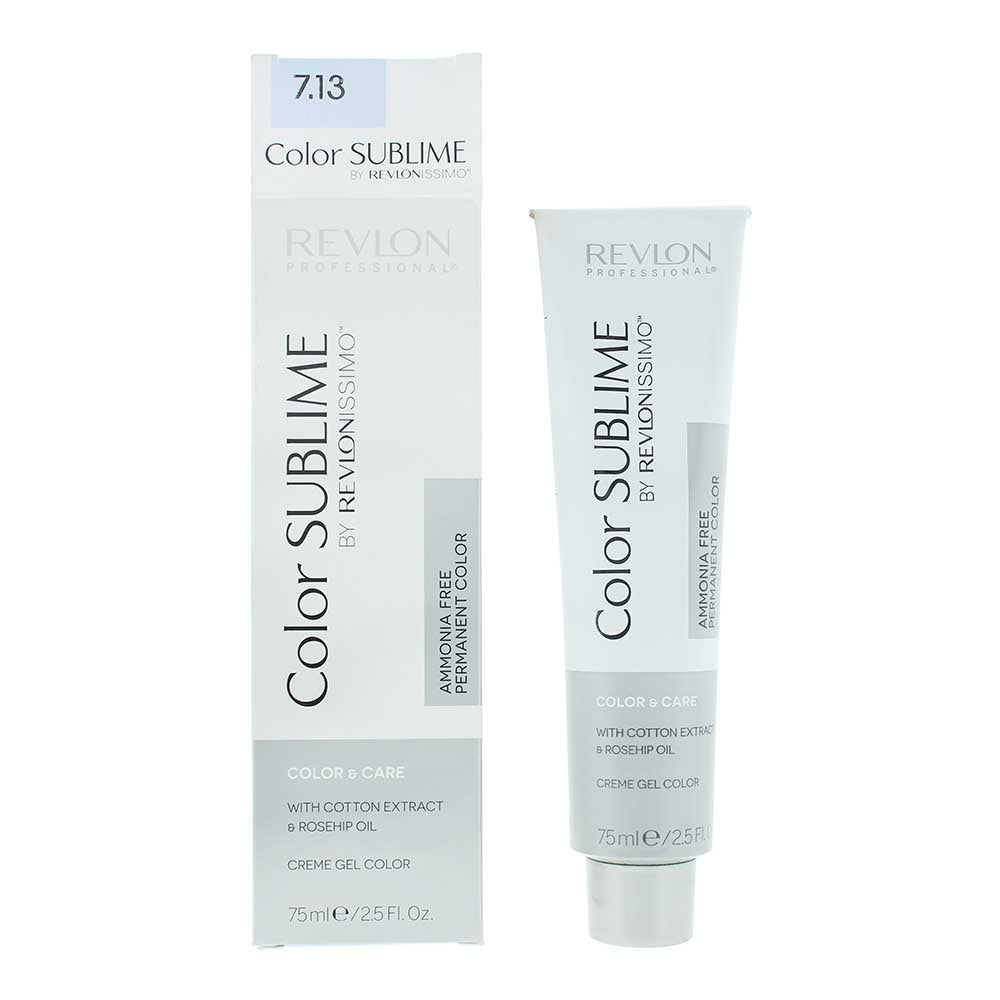 Revlon Color Sublime 7.13 Medium Ash Gold Blonde Hair Colour 75ml