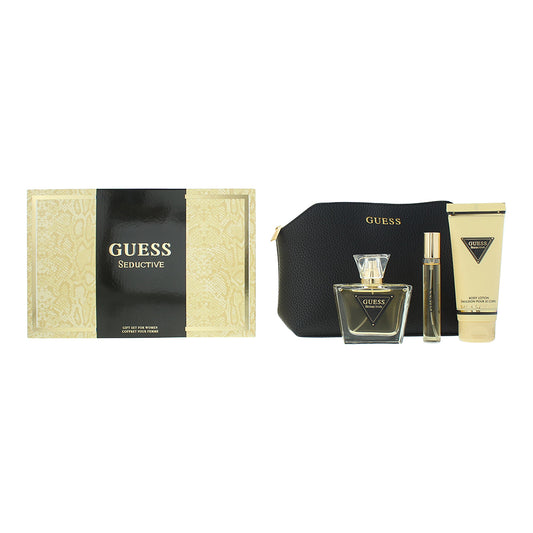 Guess Seductive 4 Piece Gift Set: Eau de Toilette 75ml