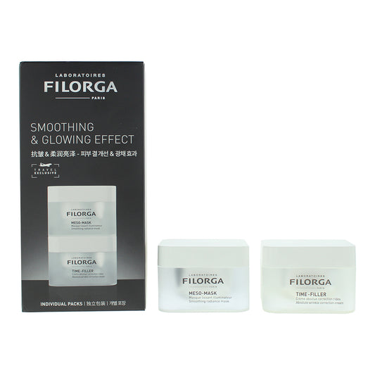 Filorga Smoothing  Glowing Effect Travel 2 Piece Gift Set: Cream 50ml - Face Mask 50ml