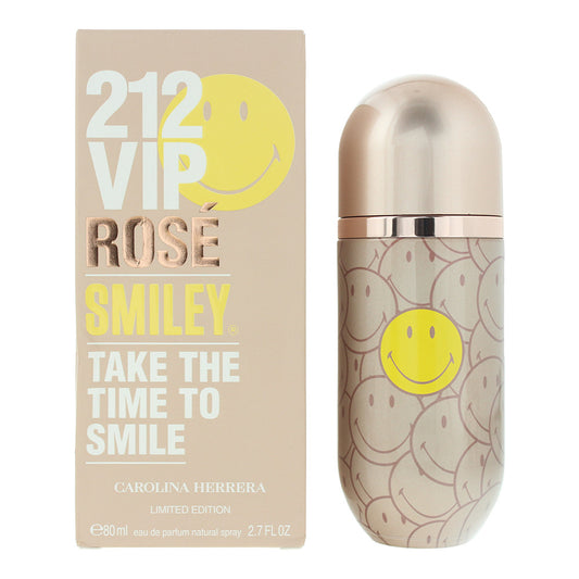 Carolina Herrera 212 Vip Rosé Smiley Eau De Parfum 80ml
