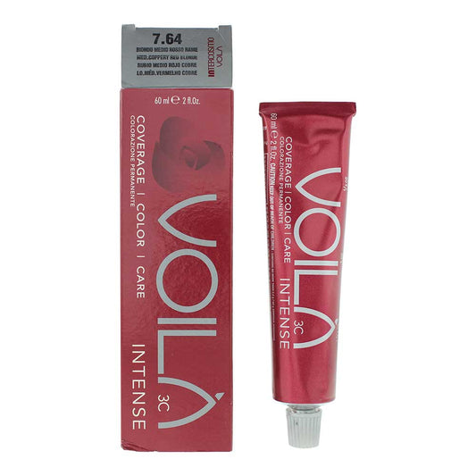 Intercosmo Voilà Intense 7.64 Medium Copery Red Blonde Hair Colour 60ml