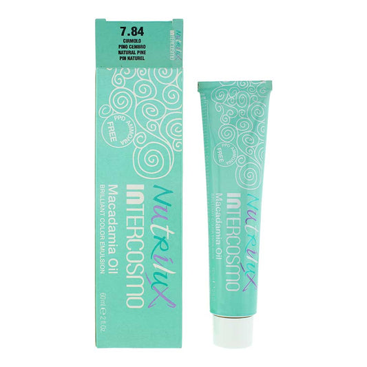 Intercosmo Nutrilux Macadamia Oil 7.84 Natural Pine Hair Colour 60ml