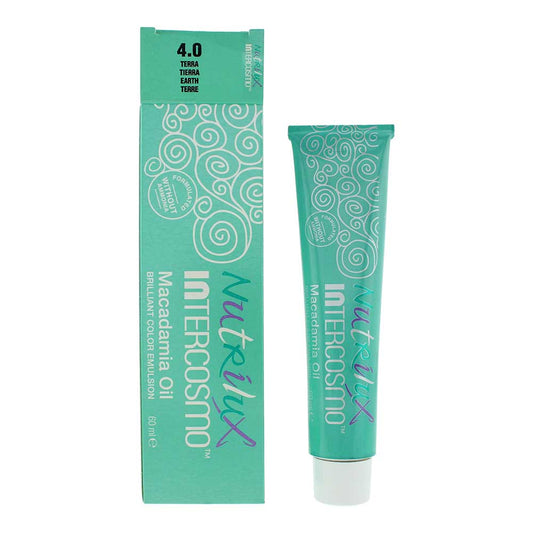 Intercosmo Nutrilux Macadamia Oil 4.0 EARTH Hair Colour 60ml