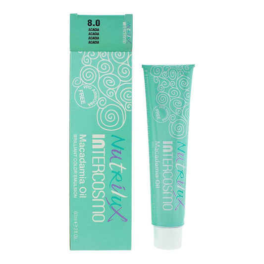 Intercosmo Nutrilux Macadamia Oil 8.0 ACACIA Hair Colour 60ml
