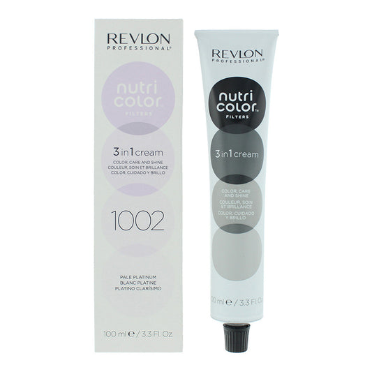 Revlon Nutri Color Filters 3 In 1 Cream 1002 Pale Platinum Hair Colour 100ml