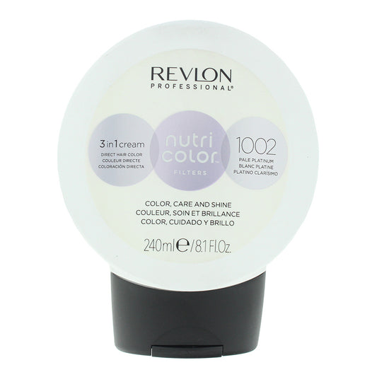 Revlon Nutri Color Filters 1002 Pale Platinum 3 In 1 Hair Cream 240ml