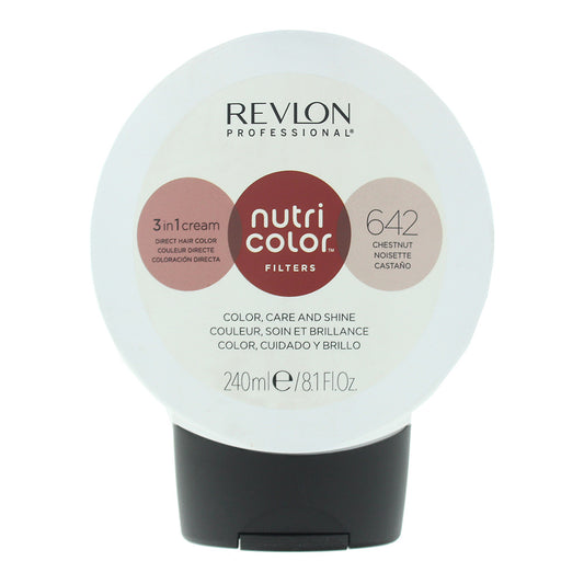 Revlon Nutri Color Filters 642 Chest Tnut 3 In 1 Hair Cream 240ml