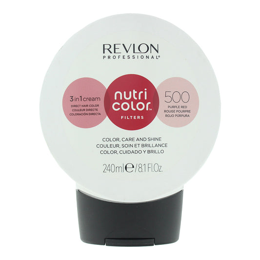 Revlon Nutri Color Filters 500 Purple Red 3 In 1 Hair Cream 240ml