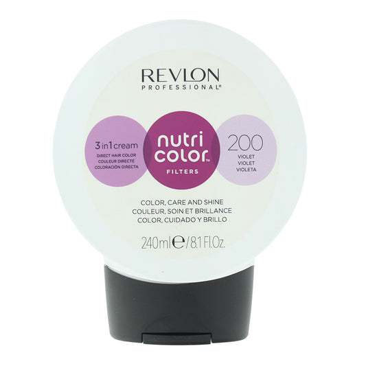 Revlon Nutri Color Filters 200 Violet 3 In 1 Hair Cream 240ml