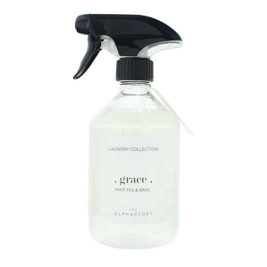 The Olphactory Grace Mint Tea  Basil Laundry Spray 500ml