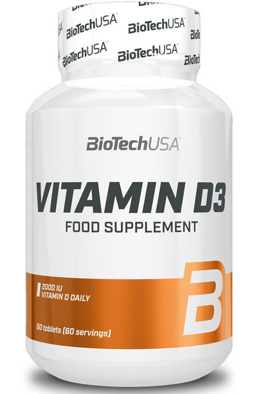 BioTechUSA: Vitamin D3, 50mcg - 120 tablets