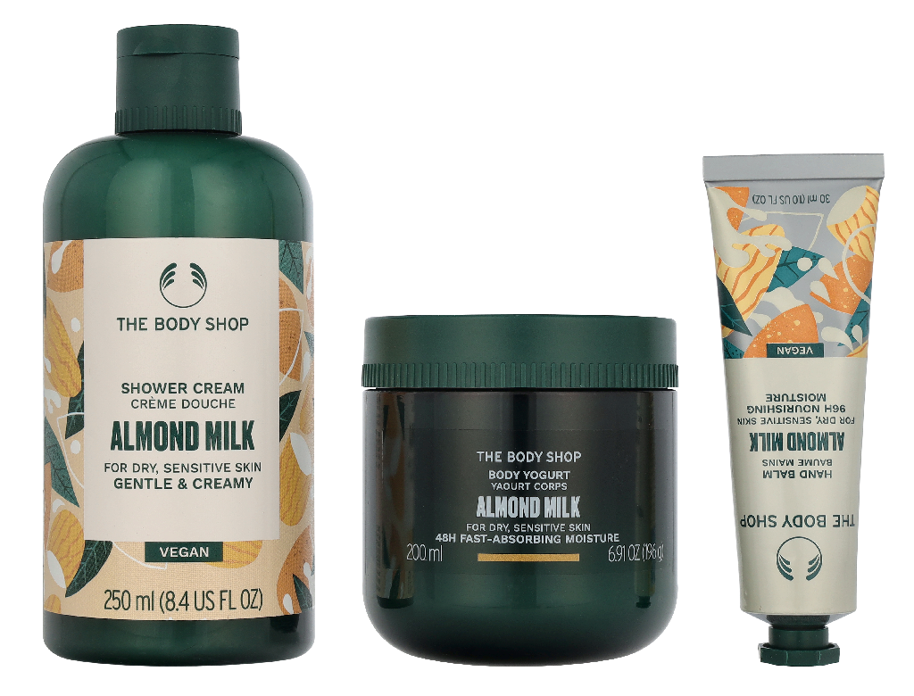 The Body Shop G3 Small Almond Milk Giftset 140 ml
