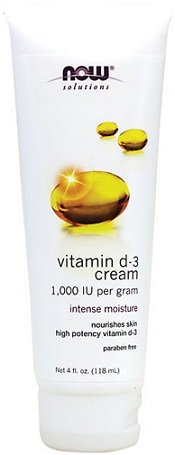 NOW Foods: Vitamin D-3 Cream - 118 ml.