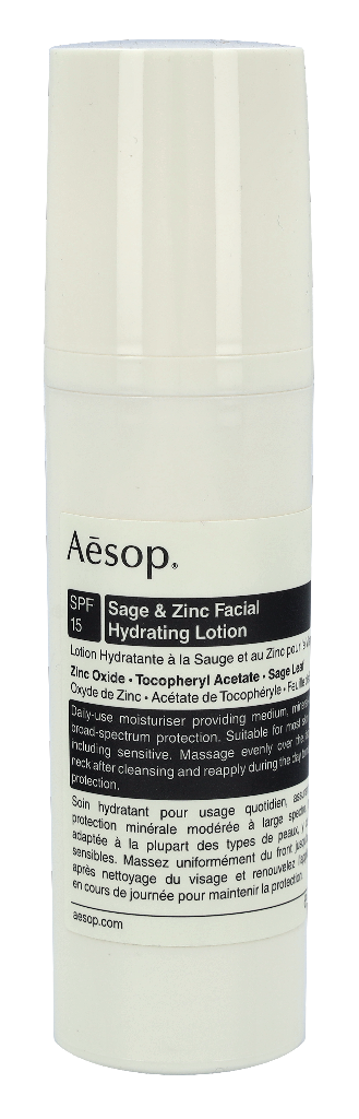 Aesop Sage & Zinc Facial Hydrating Lotion SPF15 50 ml