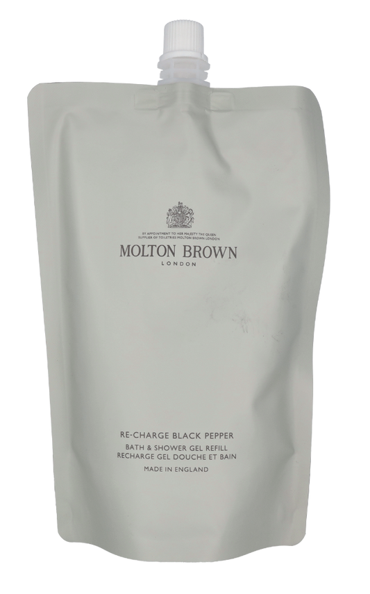 M.Brown Re-Charge Black Pepper Bath & Shower Gel - Refill 400 ml