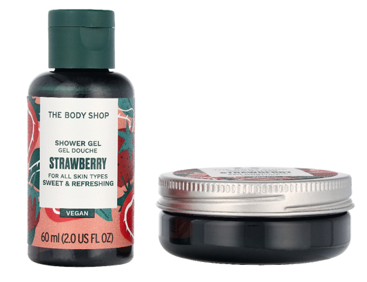 The Body Shop G1 Strawberry Giftset 140 ml