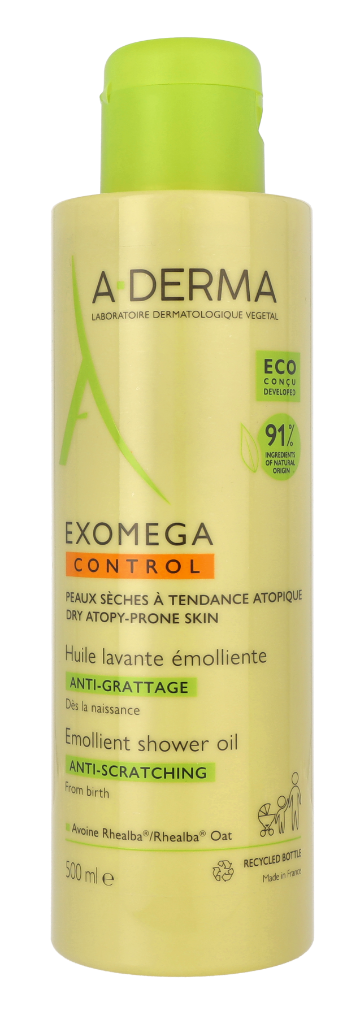 A-Derma Exomega Control Emollient Shower Oil 500 ml