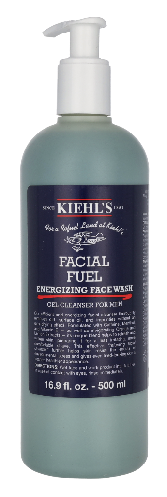 Kiehl's Men Facial Fuel Energizing Face Wash 500 ml