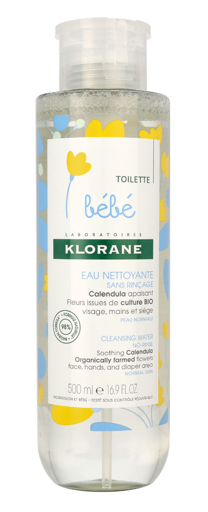 Klorane Bebe No-Rinse Cleansing Water 500 ml