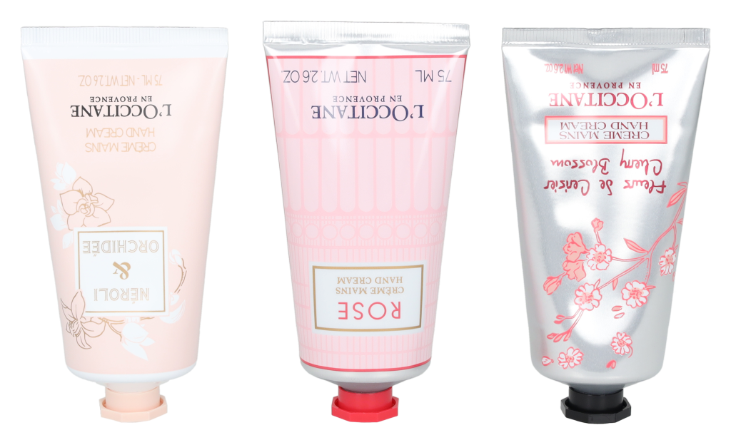 L'Occitane Pink Flowers Hand Cream Trio Set 225 ml