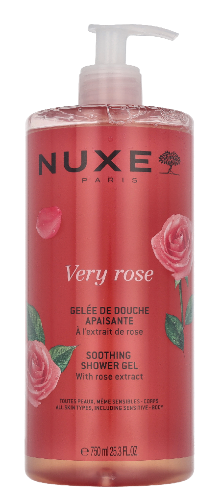 Nuxe Very Rose Soothing Shower Gel 750 ml
