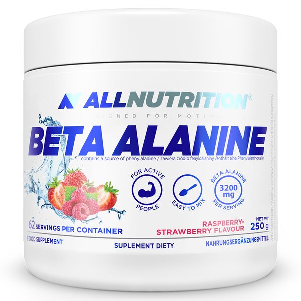 Allnutrition: Beta Alanine, Raspberry Strawberry - 250g