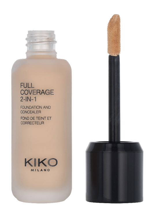 Kiko Milano Full Coverage 2 In 1 Foundation & Concealer 25 ml