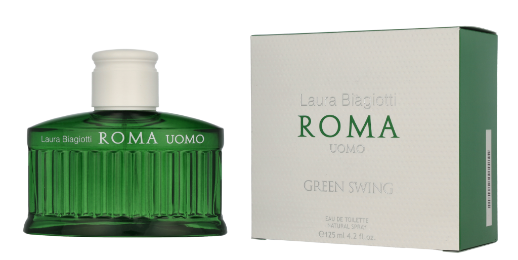Laura Biagiotti Roma Uomo Green Swing Edt Spray 125 ml