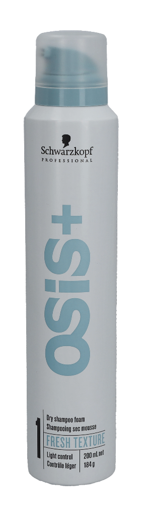 Schwarzkopf Osis+ Fresh Texture Dry Shampoo Foam 200 ml