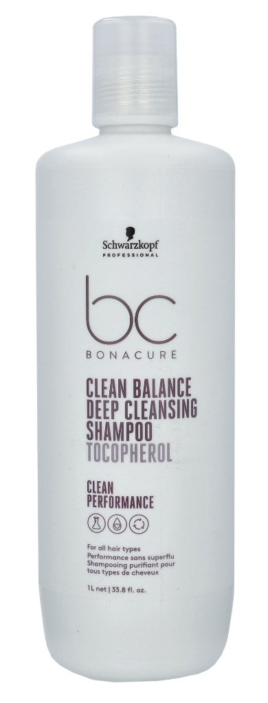 Schwarzkopf Bonacure Clean Balance Deep Cleansing Shampoo 1000 ml