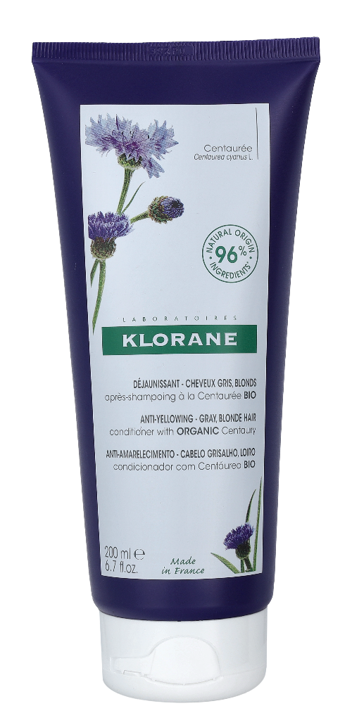 Klorane Centauree Anti-Yellowing Conditioner 200 ml