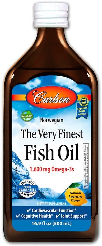 Carlson Labs: The Very Finest Fish Oil, Natural Orange - 500 ml.