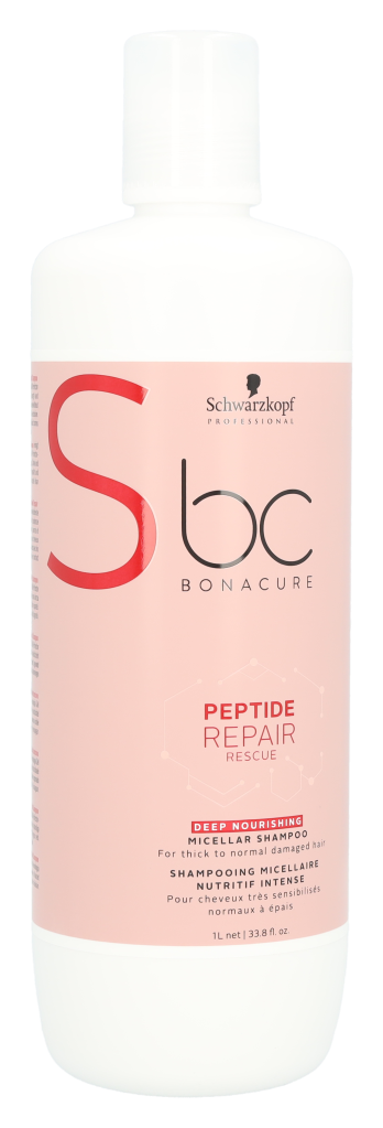 Schwarzkopf Bonacure Peptide Repair Rescue Shampoo 1000 ml