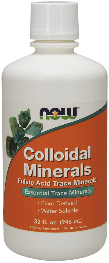 NOW Foods: Colloidal Minerals, Raspberry - 946 ml.