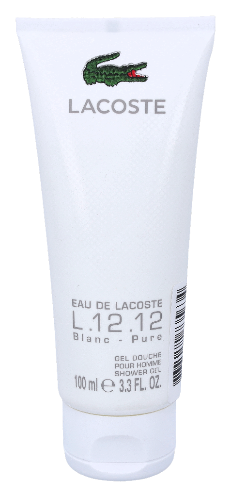 Lacoste E.D.L. L.12.12 Blanc Shower Gel 100 ml