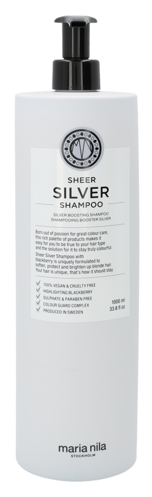 Maria Nila Sheer Silver Shampoo 1000 ml