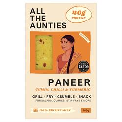 All The Aunties Cumin Chilli Turmeric Paneer 200g