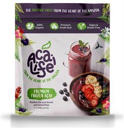 Acai Life Organic Premium (15%) Frozen Acai - 4 x 100g