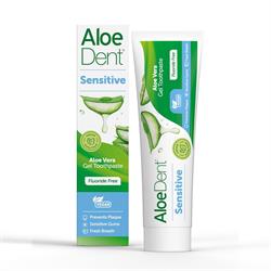 Aloe Dent Aloe Dent Sensitive Aloe Vera Gel Toothpaste Fluoride Free