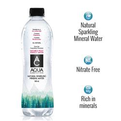 AQUA Carpatica Sparkling Mineral Water 500ml PET Nitrate Free