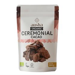 AUSHA Ausha Organic Ceremonial Grade Cacao Paste 200g