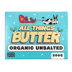 All Things Butter All Things Butter British Organic Unsalted Butter 200g