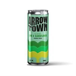 Arrowtown Arrowtown Lime & Elderflower Vodka Soda 330ml