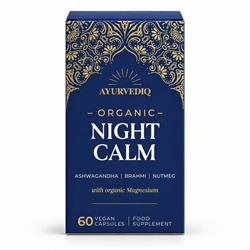 Ayurvediq Wellness FREE - Organic Night Calm with Magnesium - 60 Vegan Capsules