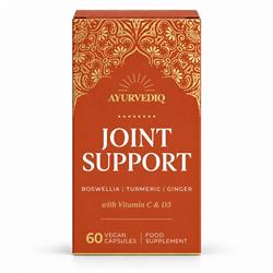 Ayurvediq Wellness FREE - Joint Support with Vitamin C + D3 - 60 Vegan Capsules