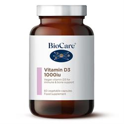 Biocare Vitamin D3 1000iu - 60 Capsules