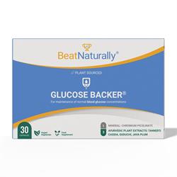 BeatNaturally Glucose Backer - Blood Sugar Maintenance - 30 Capsules