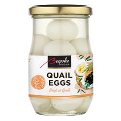 Bespoke Foods Bespoke Cooked Peeled Quail Eggs 340g